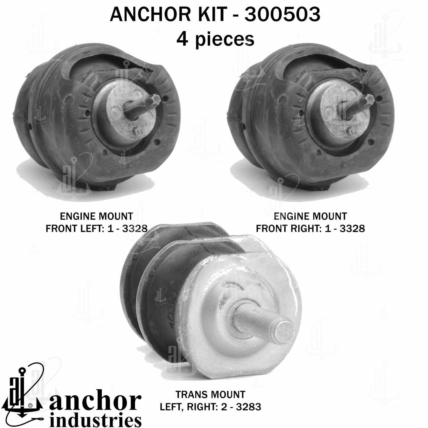Anchor Engine Mount Kit 300503