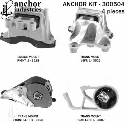 Anchor Engine Mount Kit 300504