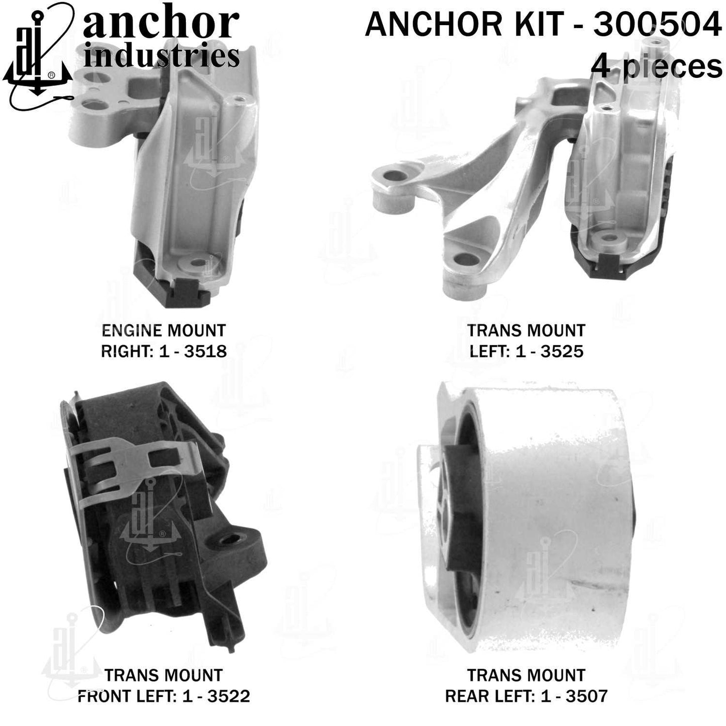 Anchor Engine Mount Kit 300504