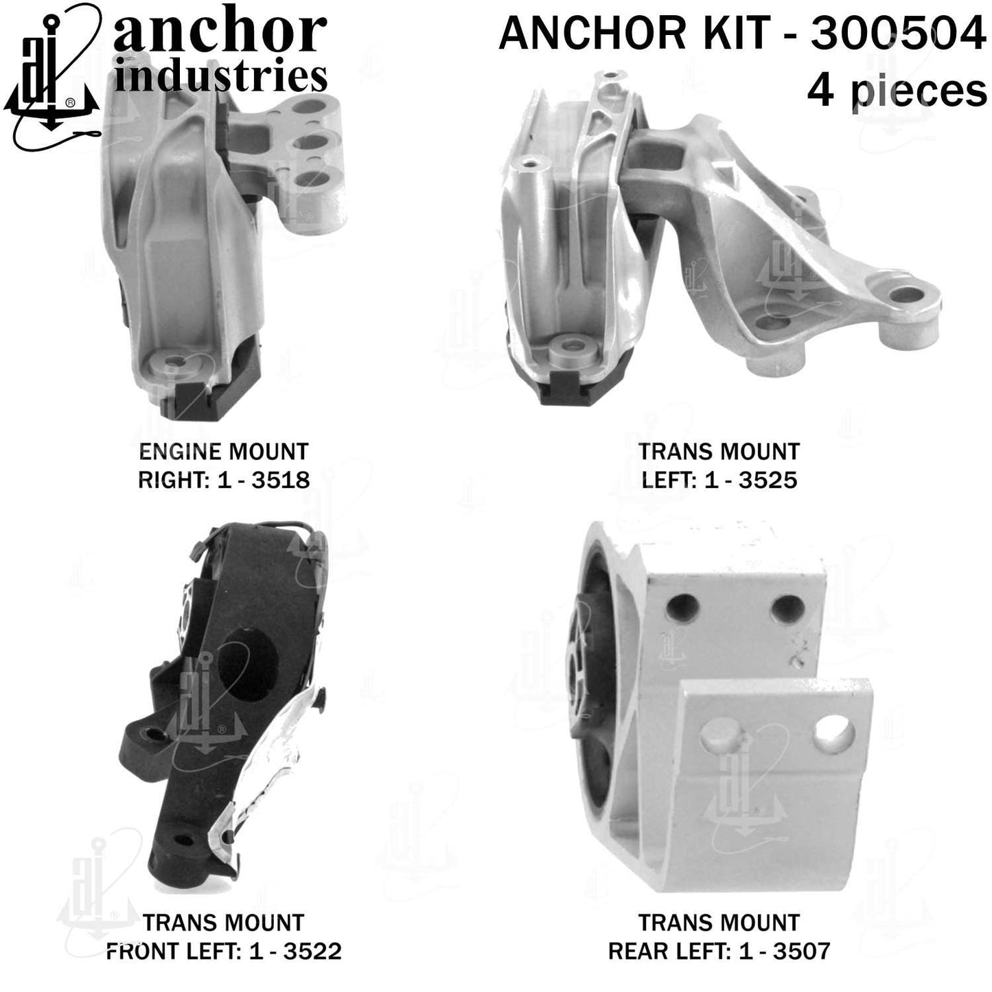 Anchor Engine Mount Kit 300504