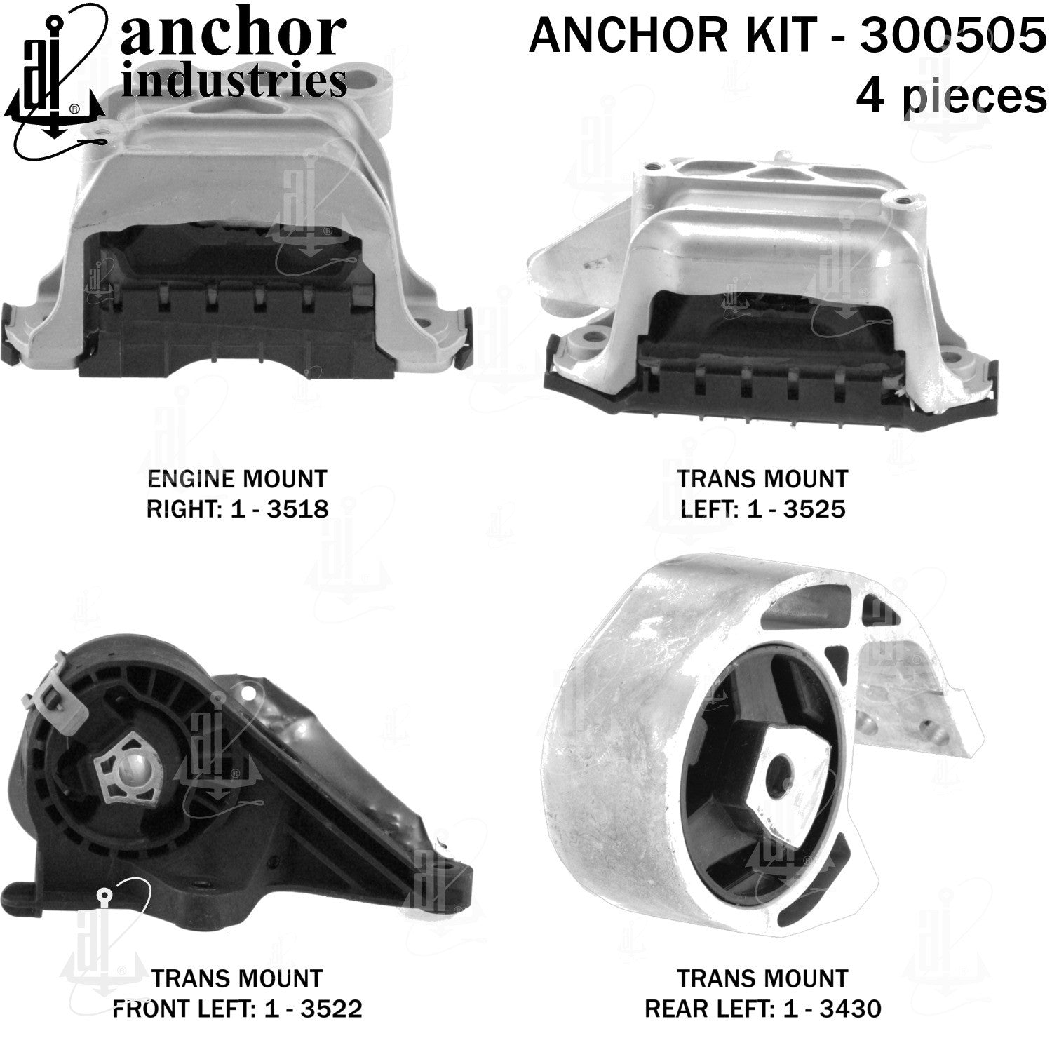 Anchor Engine Mount Kit 300505 image 5