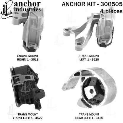 Anchor Engine Mount Kit 300505 image 3