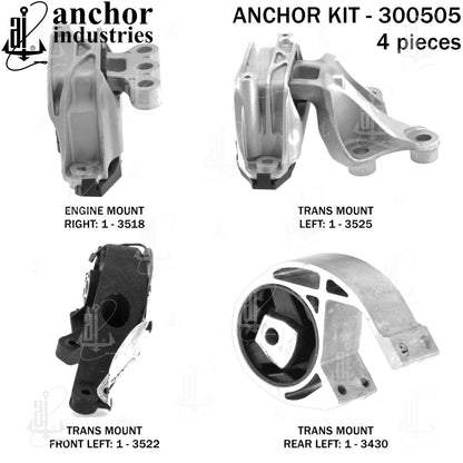 Anchor Engine Mount Kit 300505 image 4