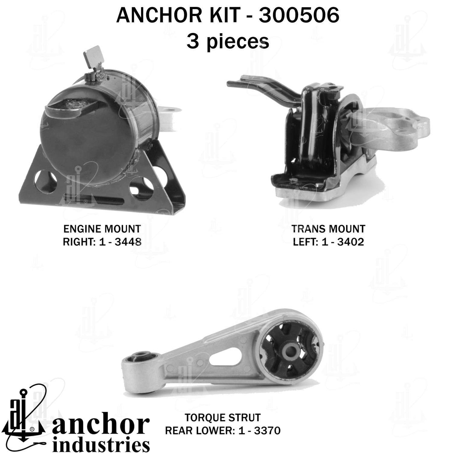 Anchor Engine Mount Kit 300506