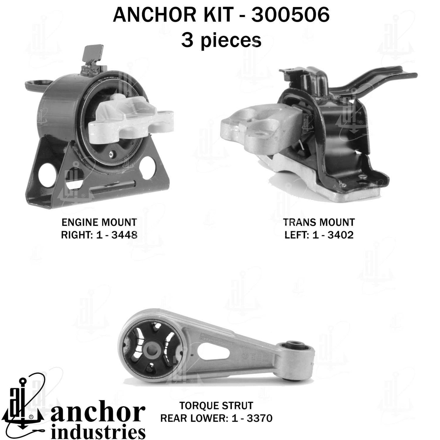 Anchor Engine Mount Kit 300506