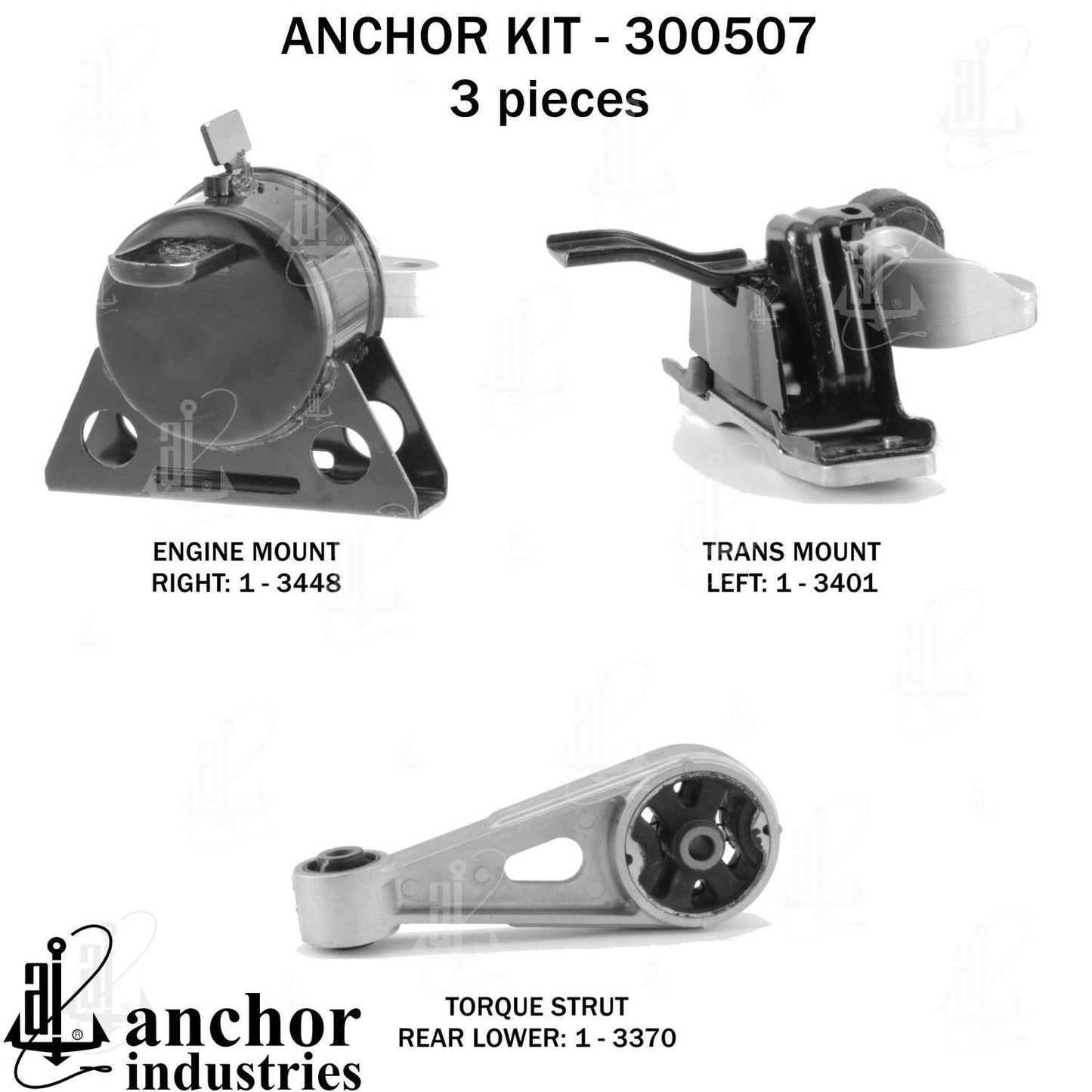 Anchor Engine Mount Kit 300507