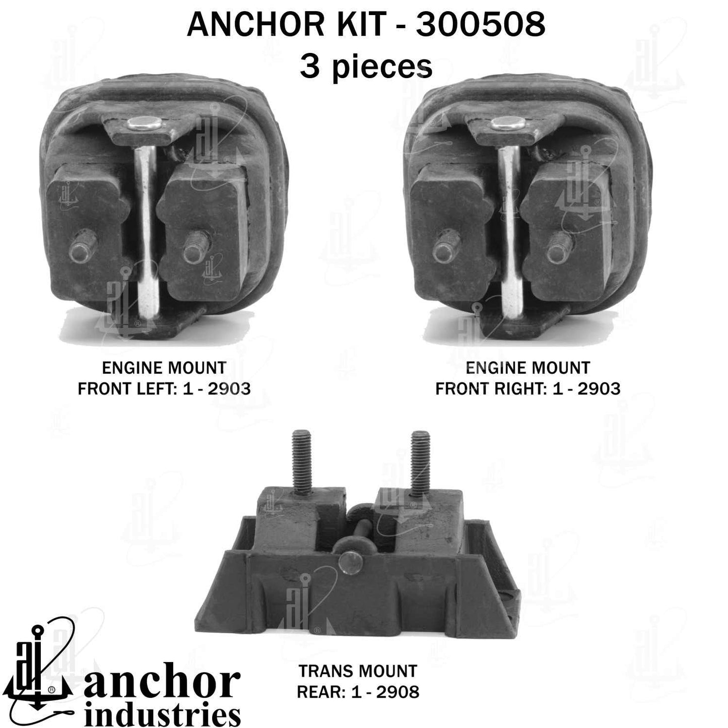 Anchor Engine Mount Kit 300508