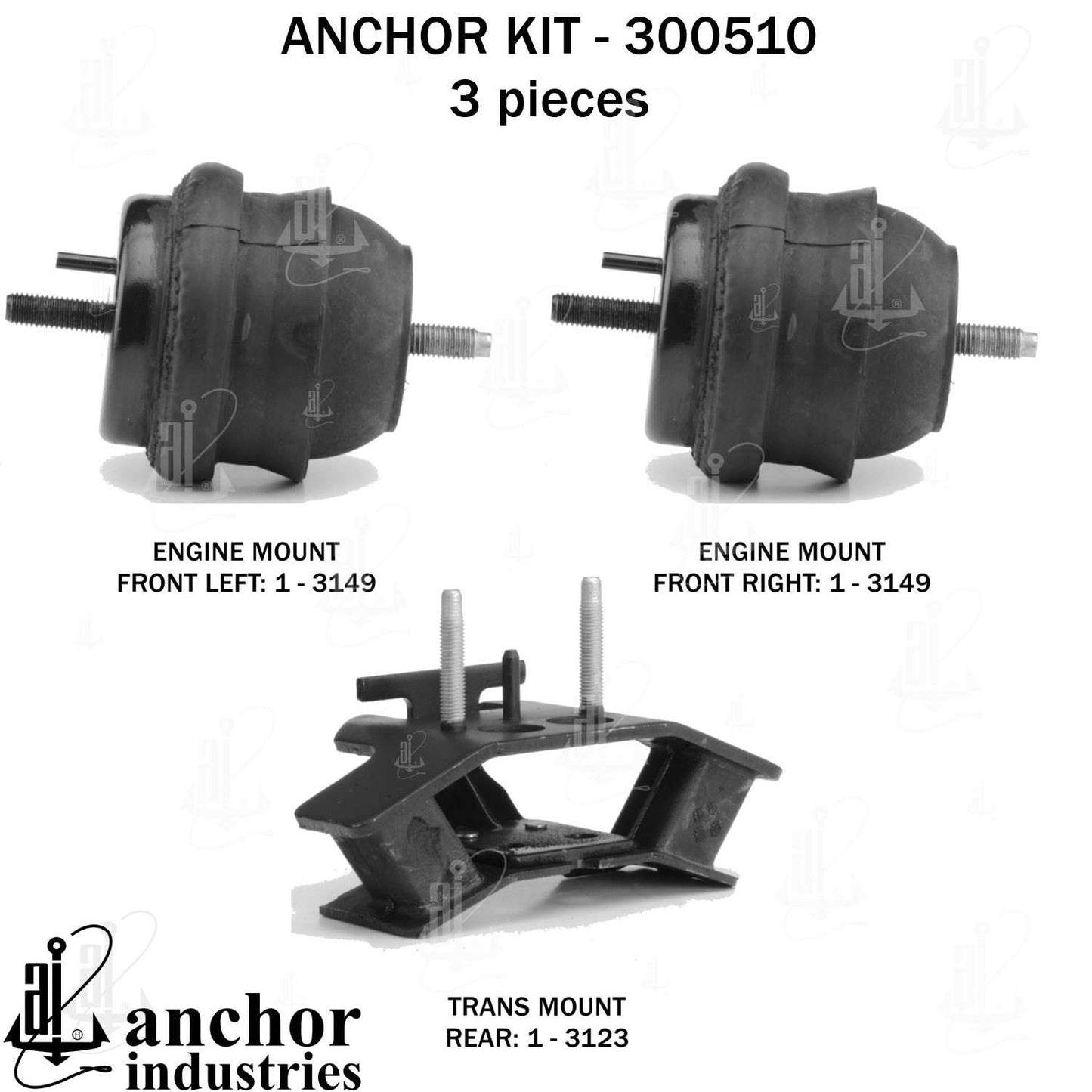 Anchor Engine Mount Kit 300510