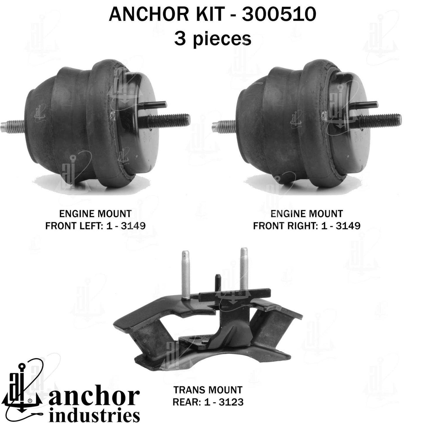 Anchor Engine Mount Kit 300510