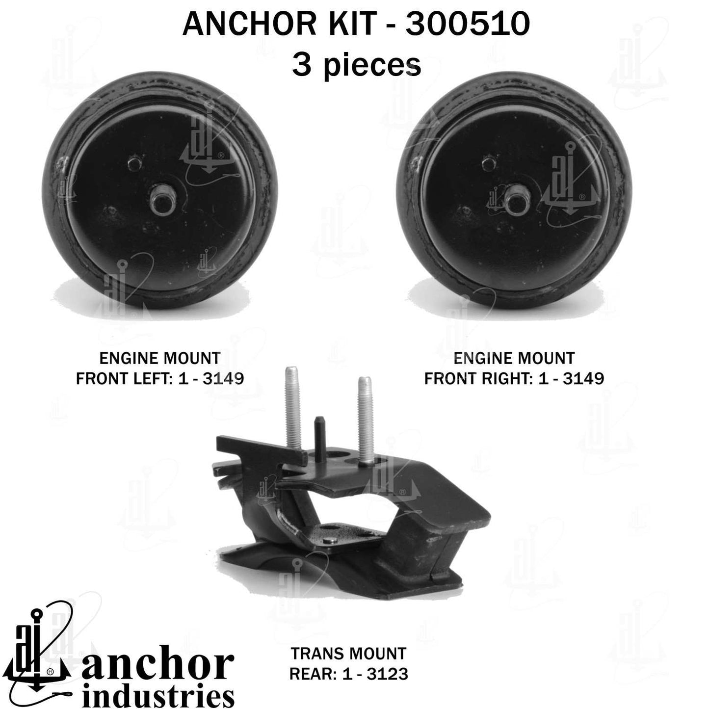 Anchor Engine Mount Kit 300510