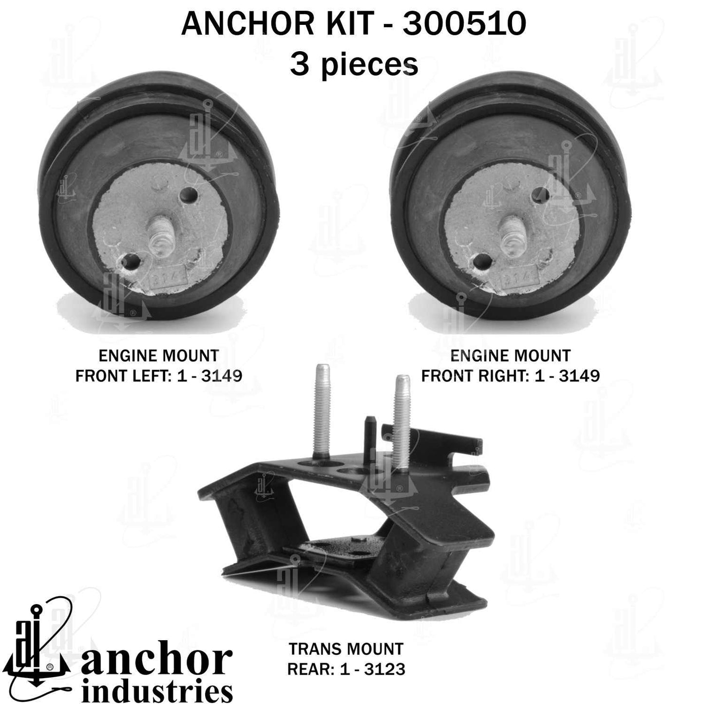Anchor Engine Mount Kit 300510
