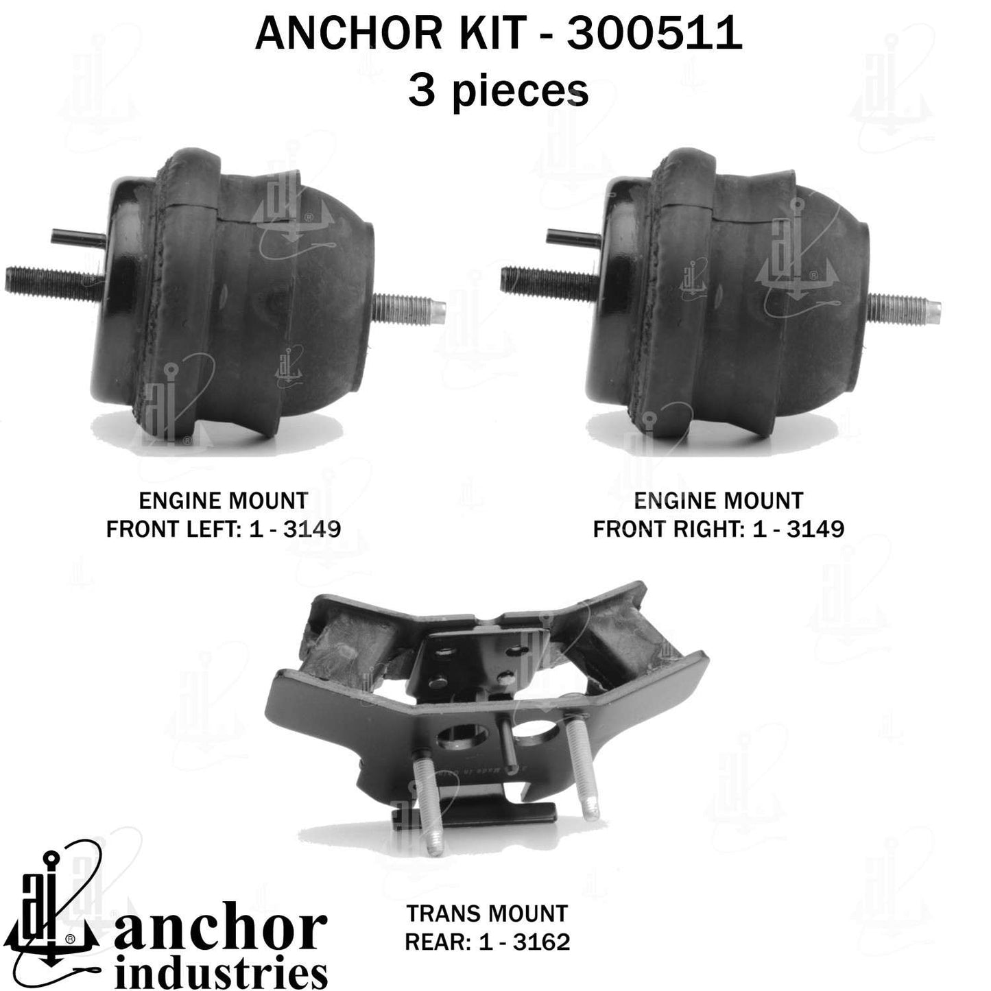 Anchor Engine Mount Kit 300511