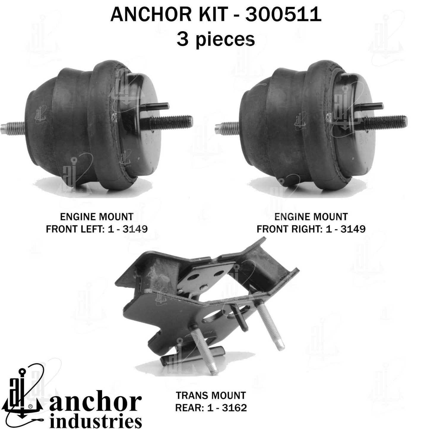 Anchor Engine Mount Kit 300511