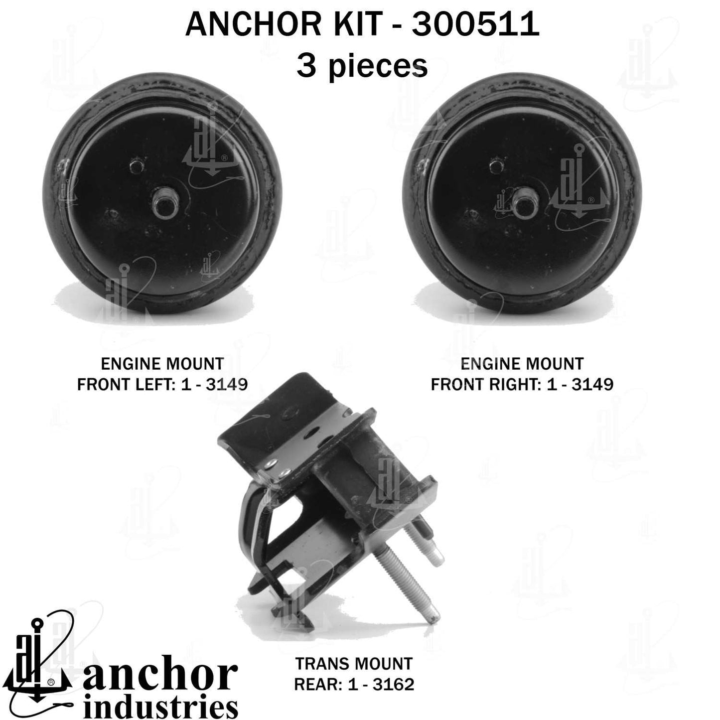 Anchor Engine Mount Kit 300511