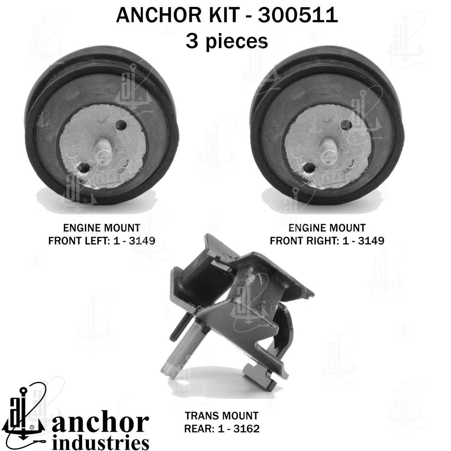 Anchor Engine Mount Kit 300511