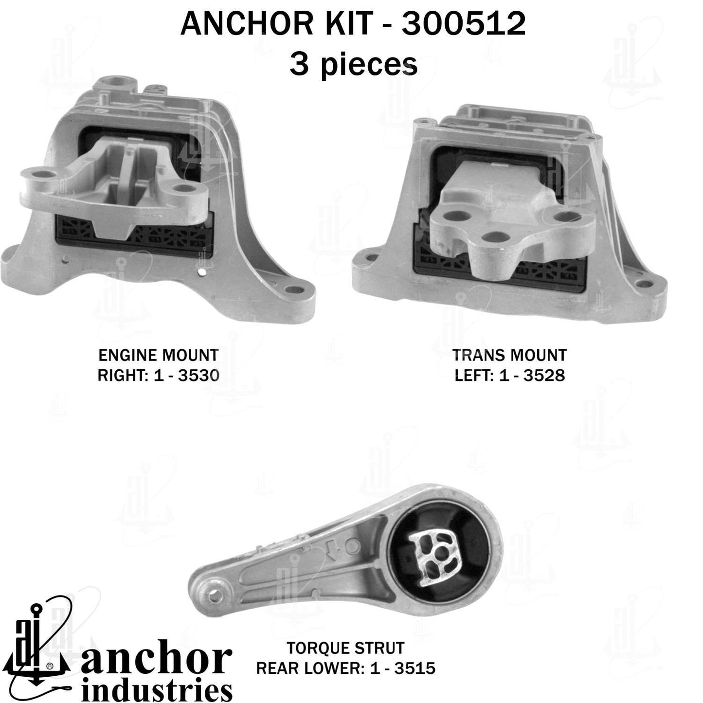 Anchor Engine Mount Kit 300512