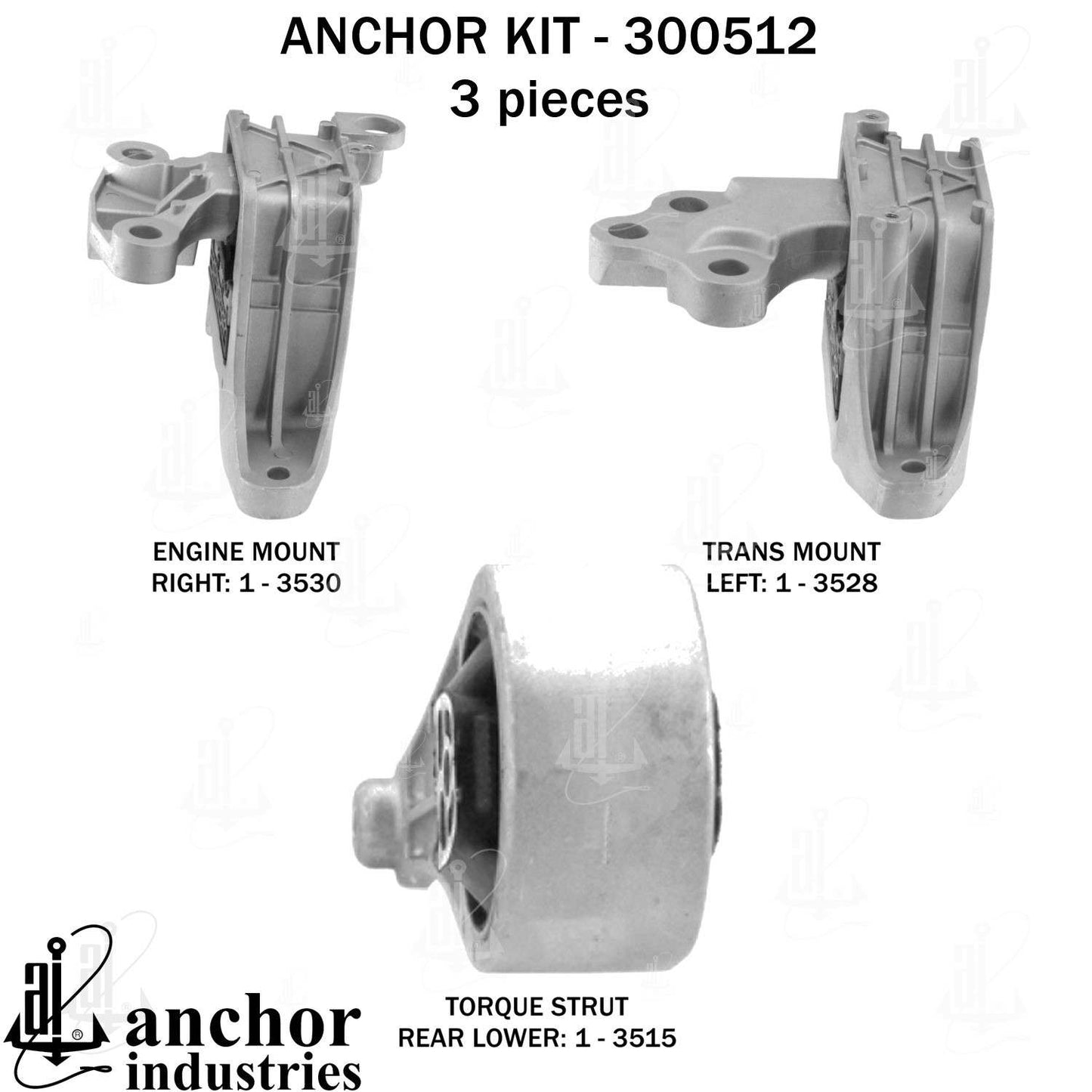 Anchor Engine Mount Kit 300512