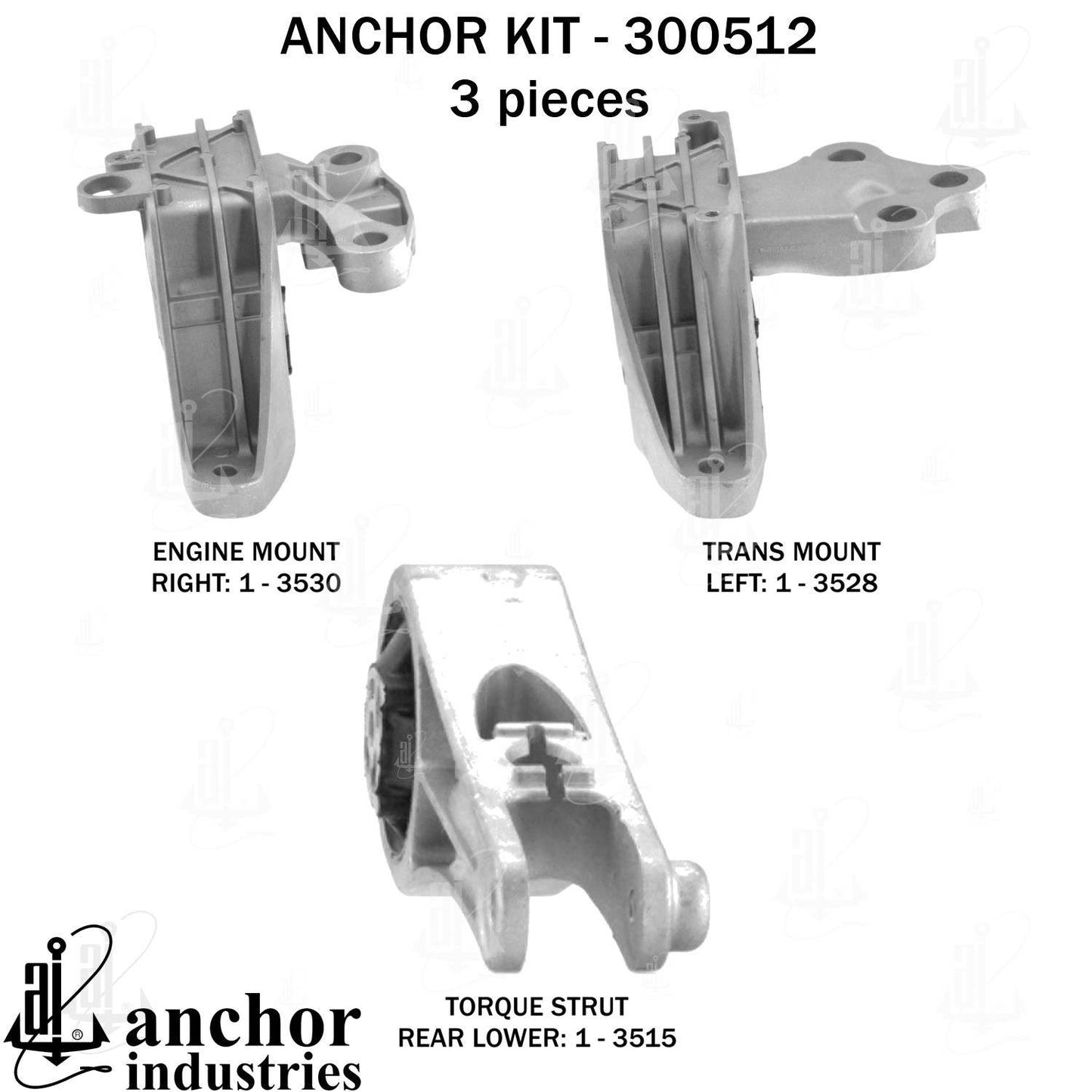 Anchor Engine Mount Kit 300512