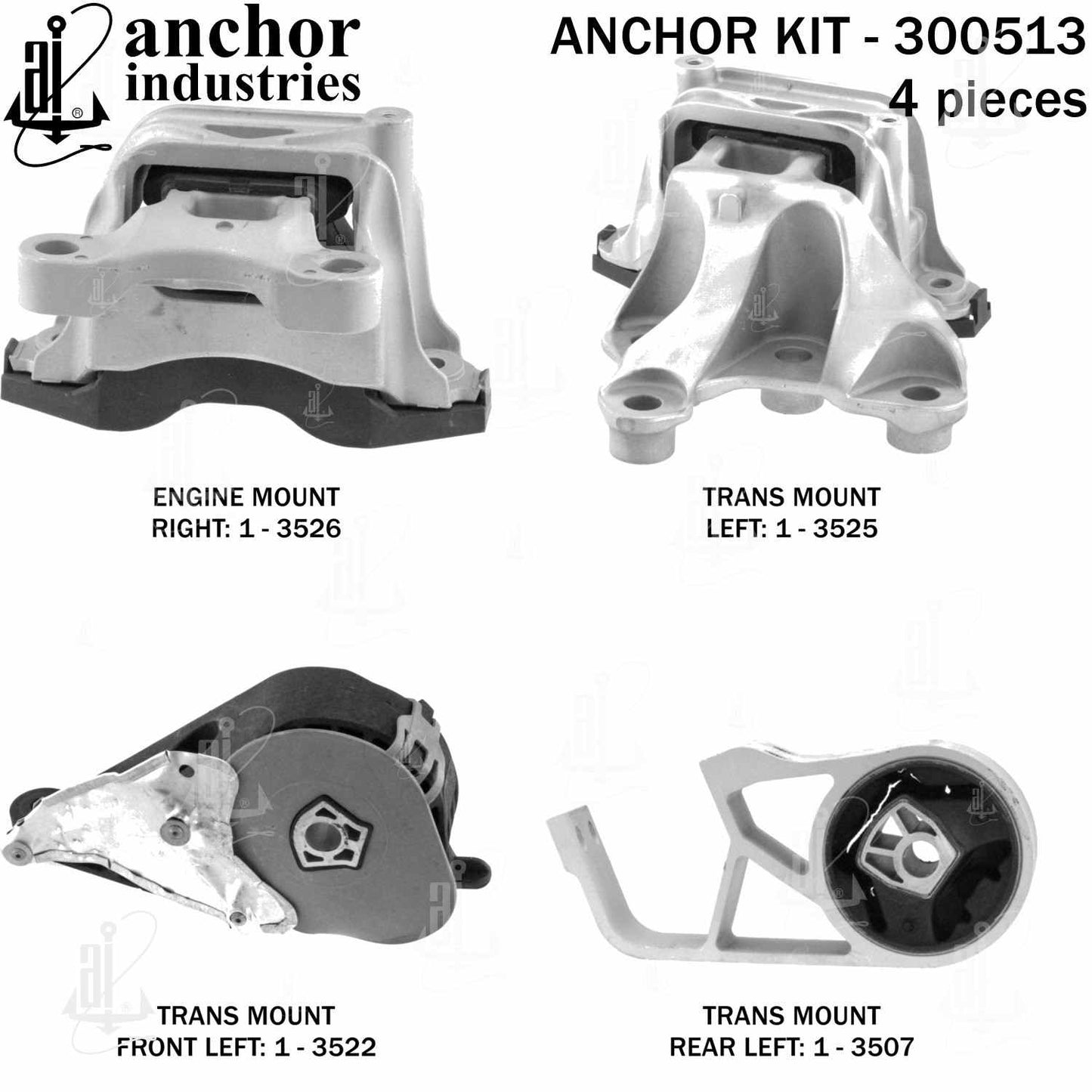 Anchor Engine Mount Kit 300513