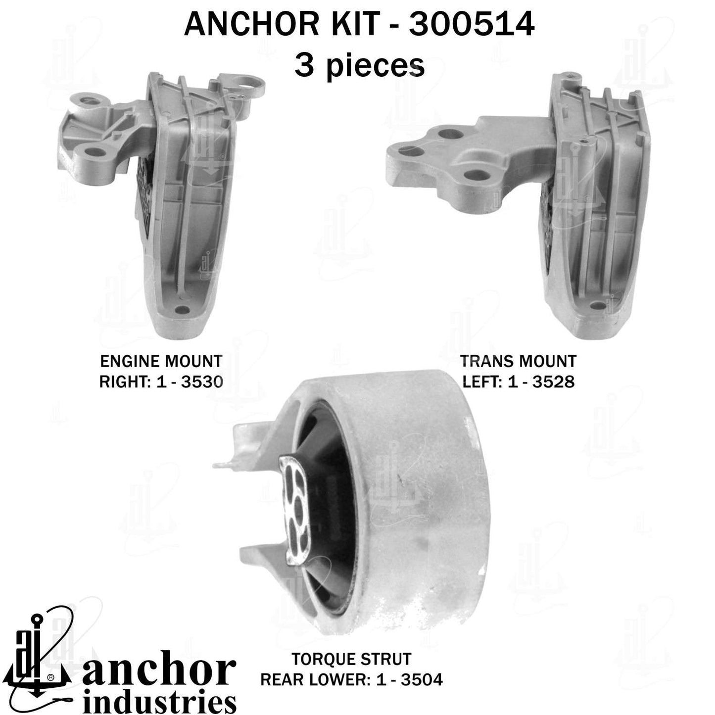 Anchor Engine Mount Kit 300514