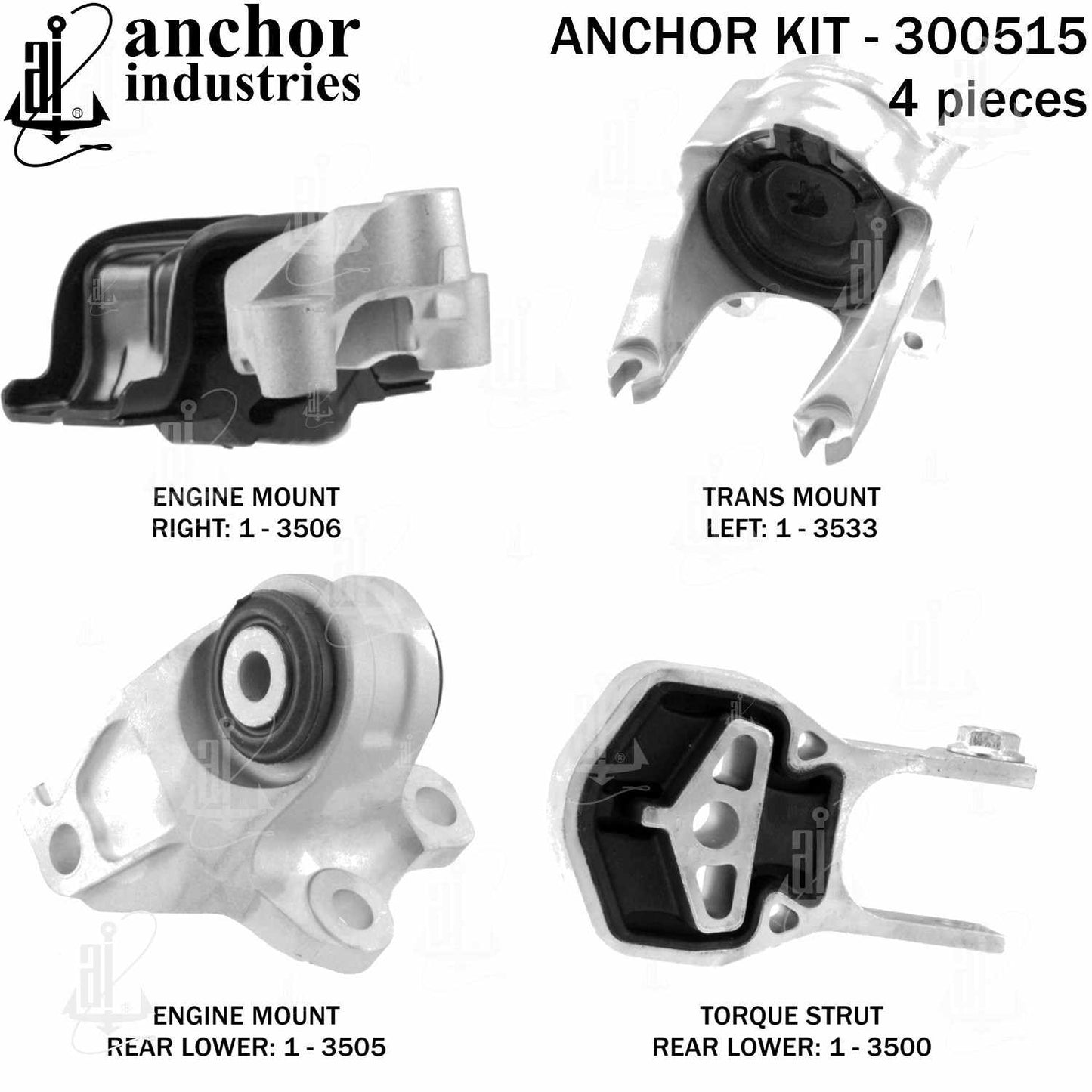 Anchor Engine Mount Kit 300515