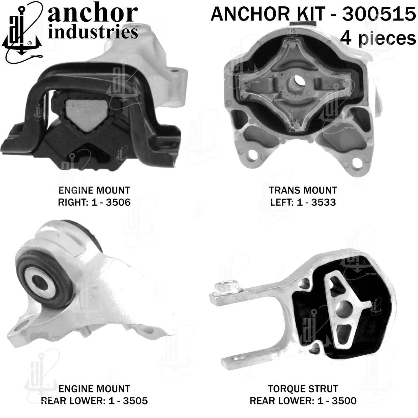 Anchor Engine Mount Kit 300515