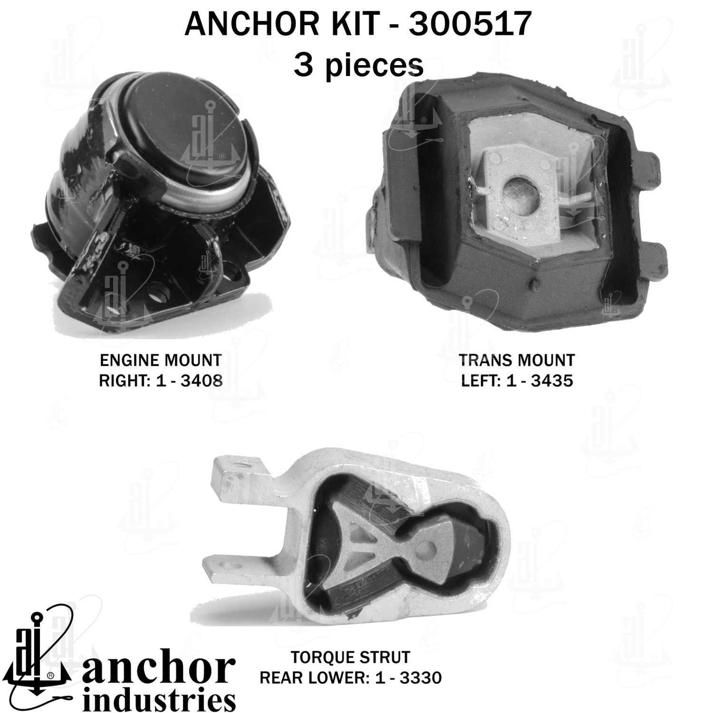 Anchor Engine Mount Kit 300517