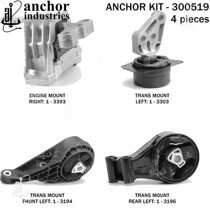 Anchor Engine Mount Kit 300519