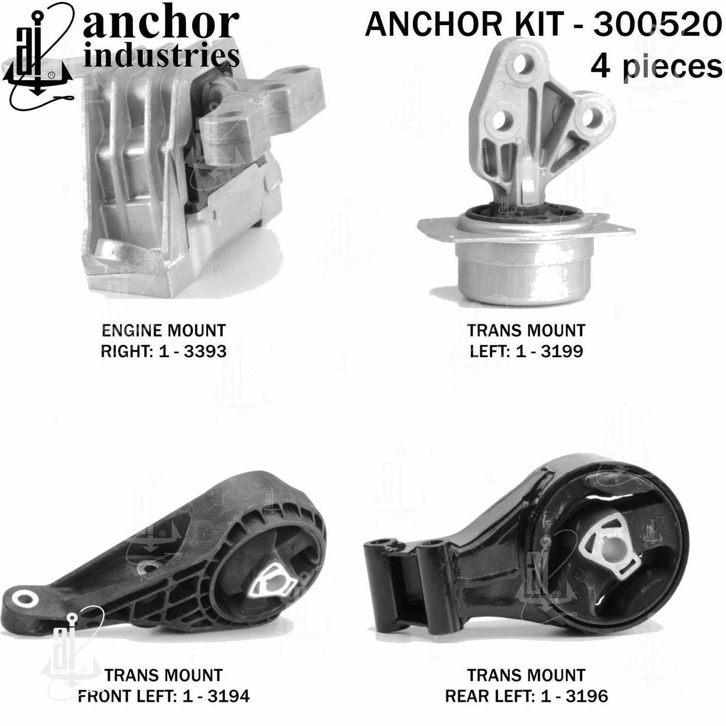 Anchor Engine Mount Kit 300520