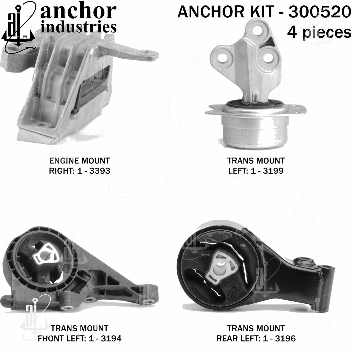Anchor Engine Mount Kit 300520