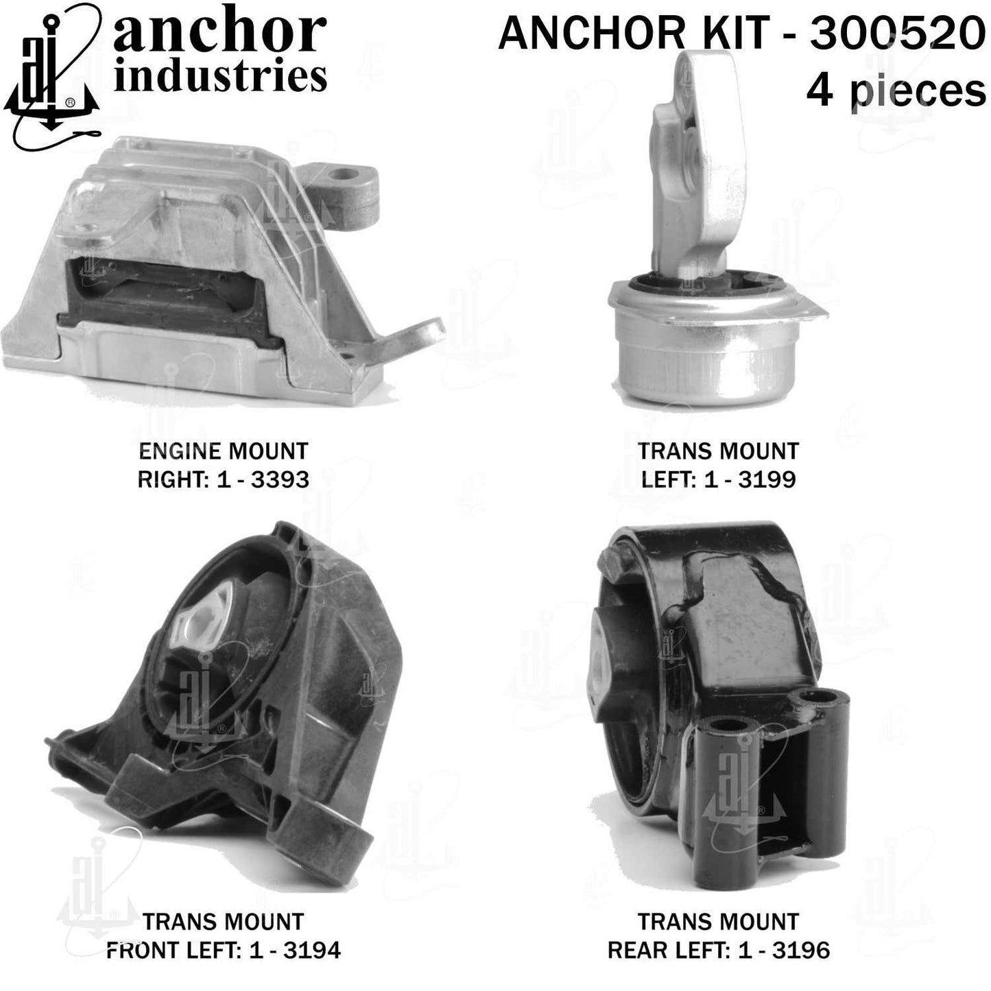Anchor Engine Mount Kit 300520