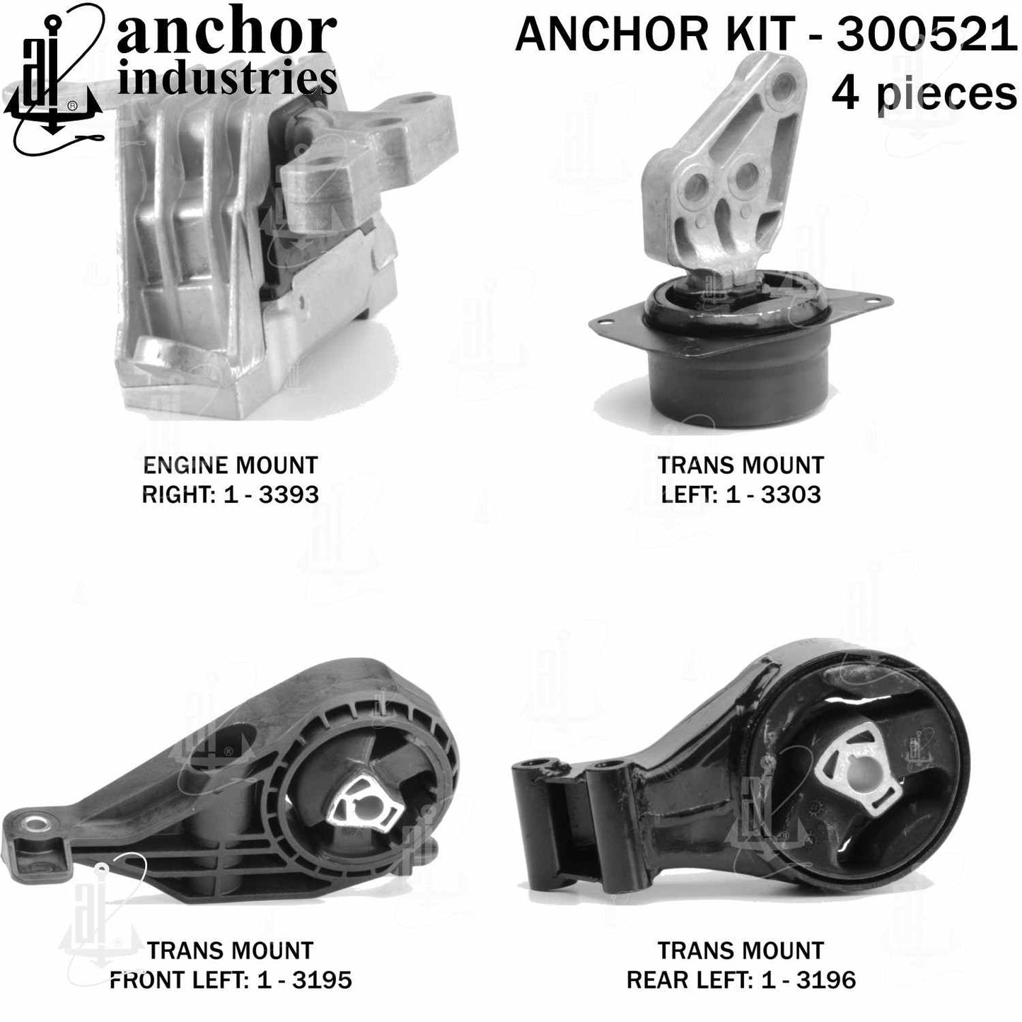 Anchor Engine Mount Kit 300521