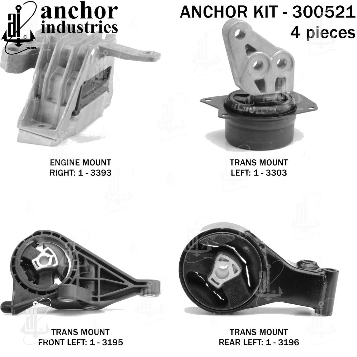 Anchor Engine Mount Kit 300521