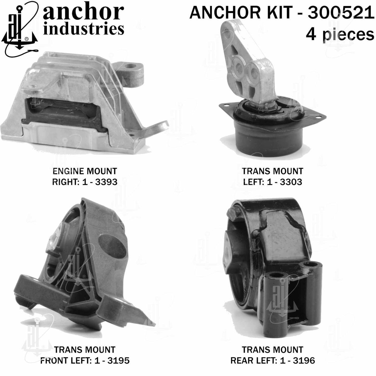 Anchor Engine Mount Kit 300521