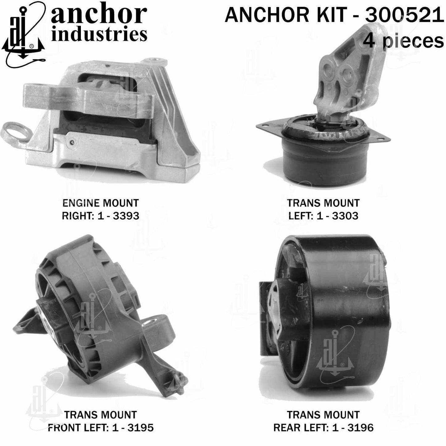 Anchor Engine Mount Kit 300521