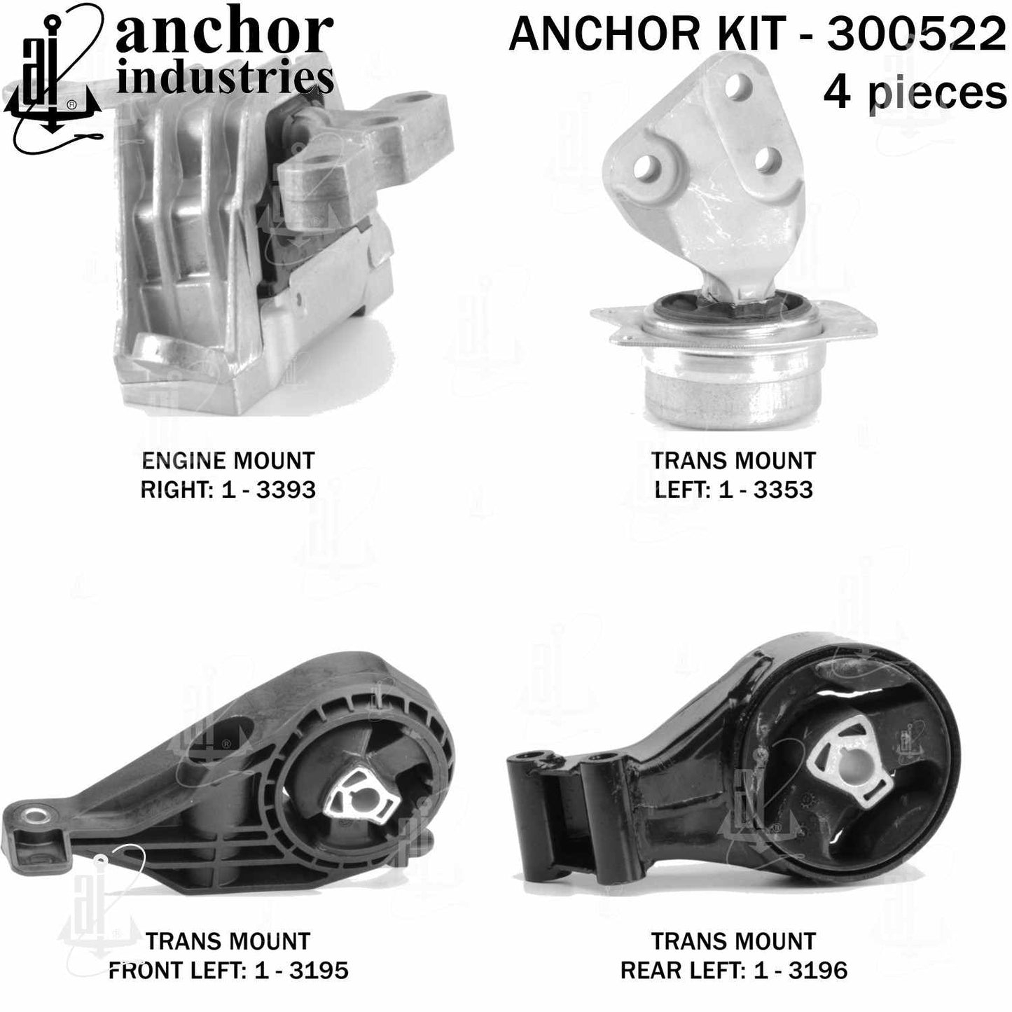 Anchor Engine Mount Kit 300522