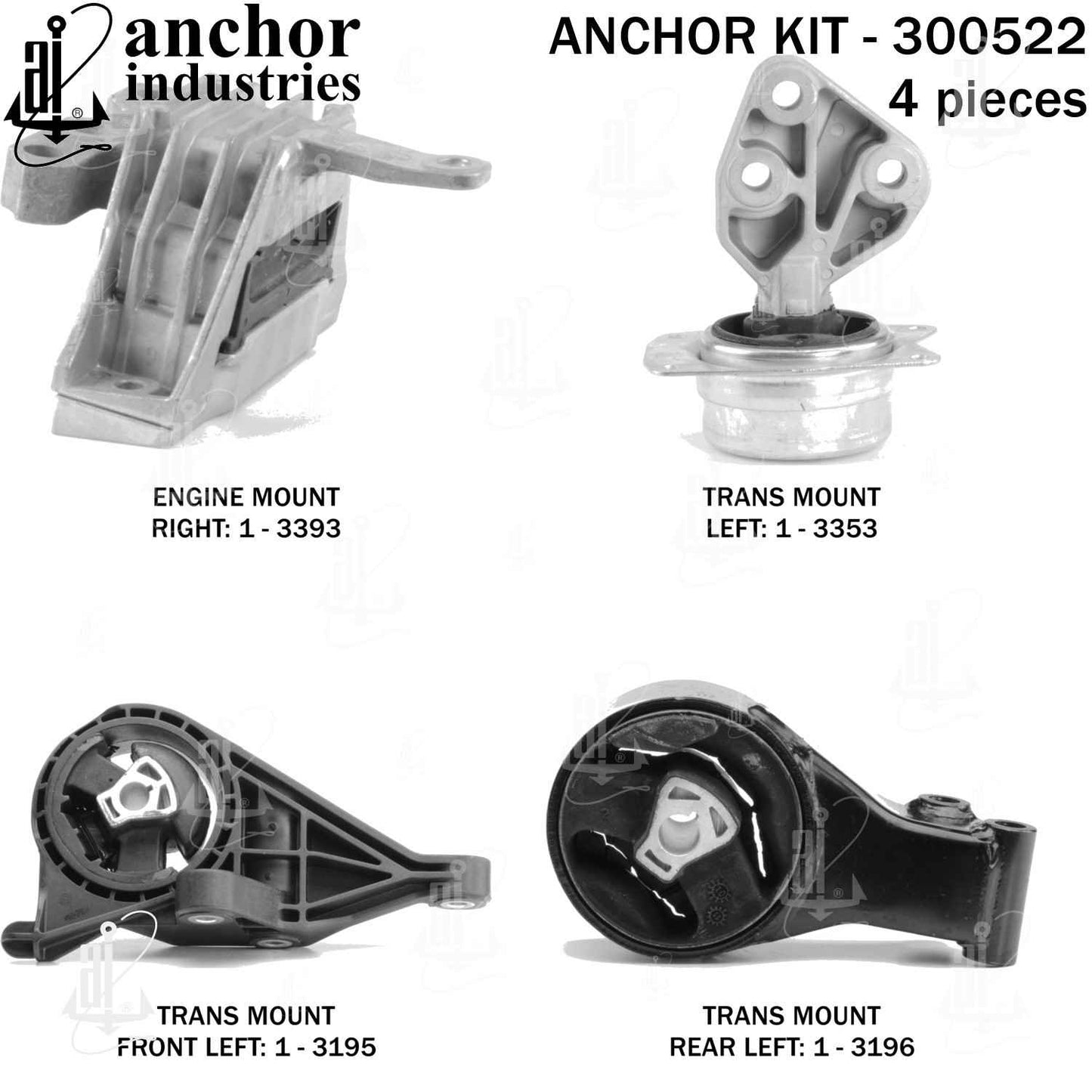Anchor Engine Mount Kit 300522
