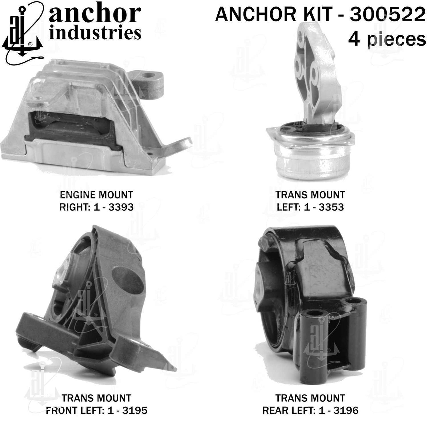 Anchor Engine Mount Kit 300522
