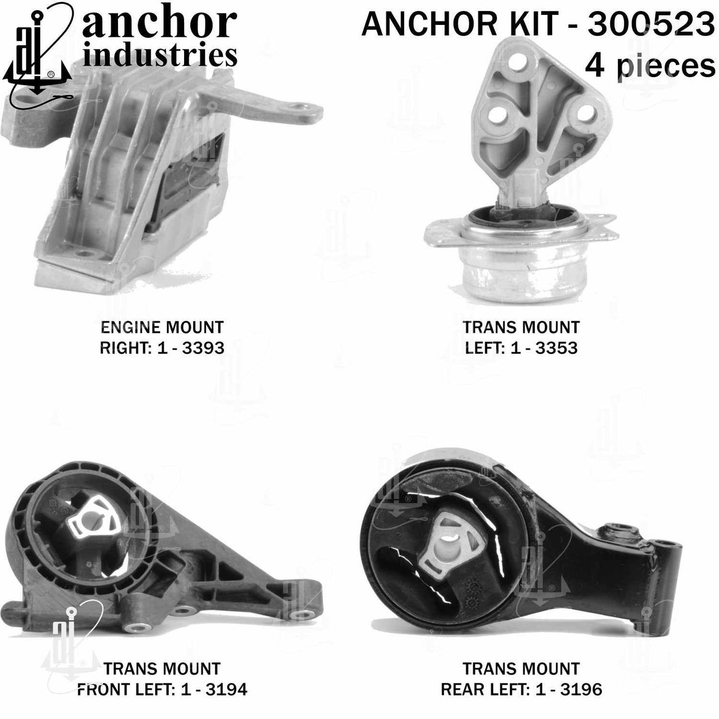 Anchor Engine Mount Kit 300523