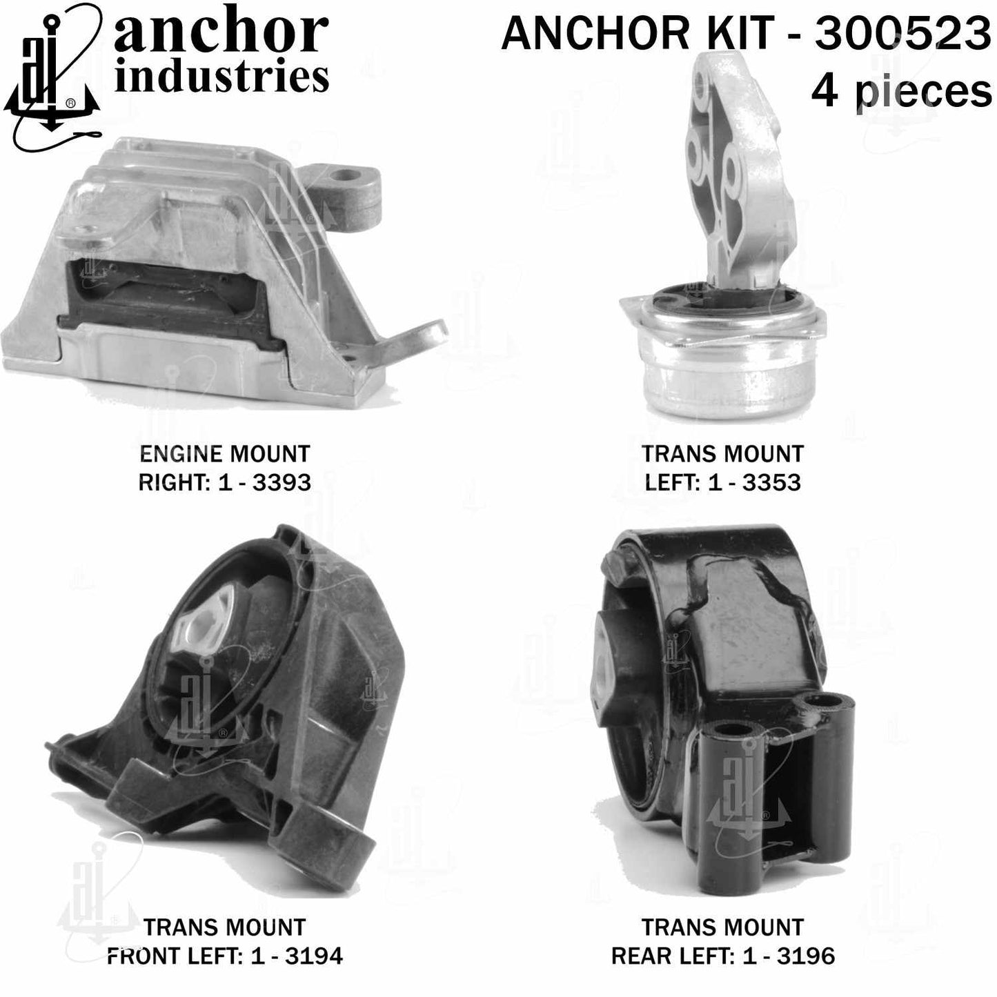 Anchor Engine Mount Kit 300523