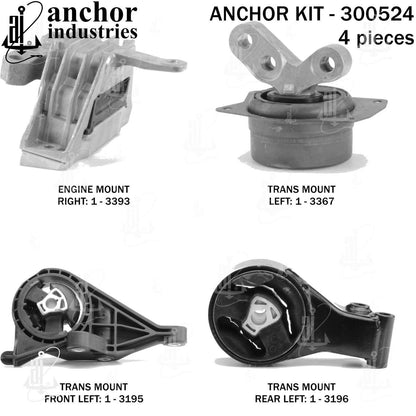 Anchor Engine Mount Kit 300524