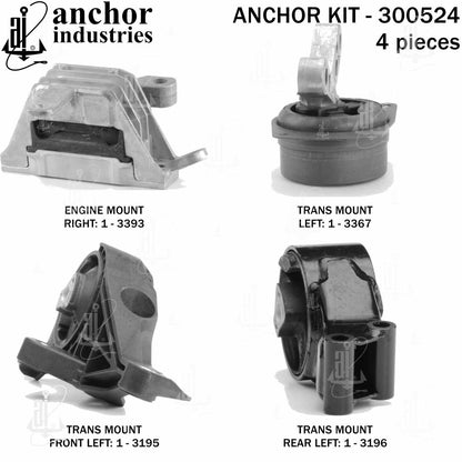 Anchor Engine Mount Kit 300524