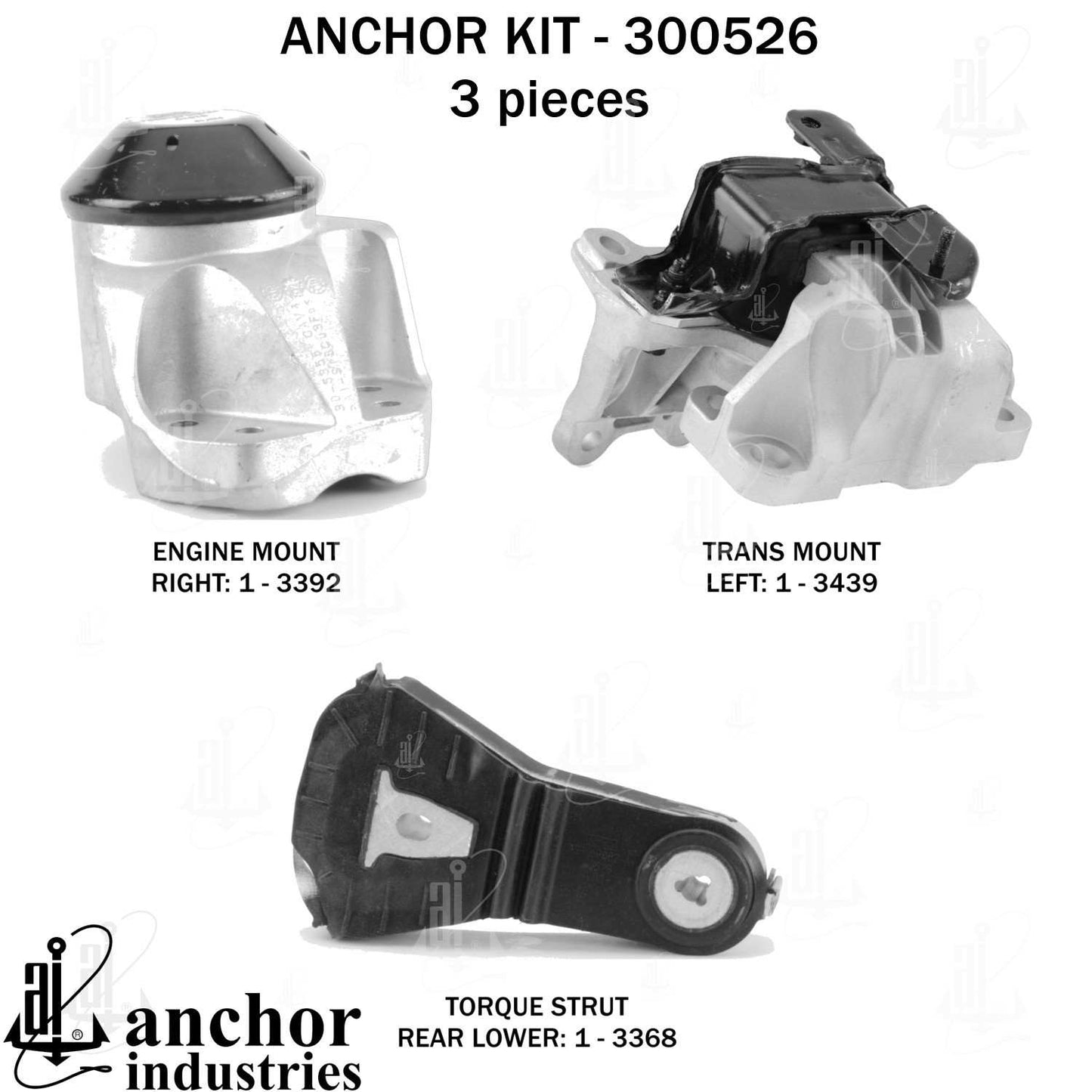 Anchor Engine Mount Kit 300526