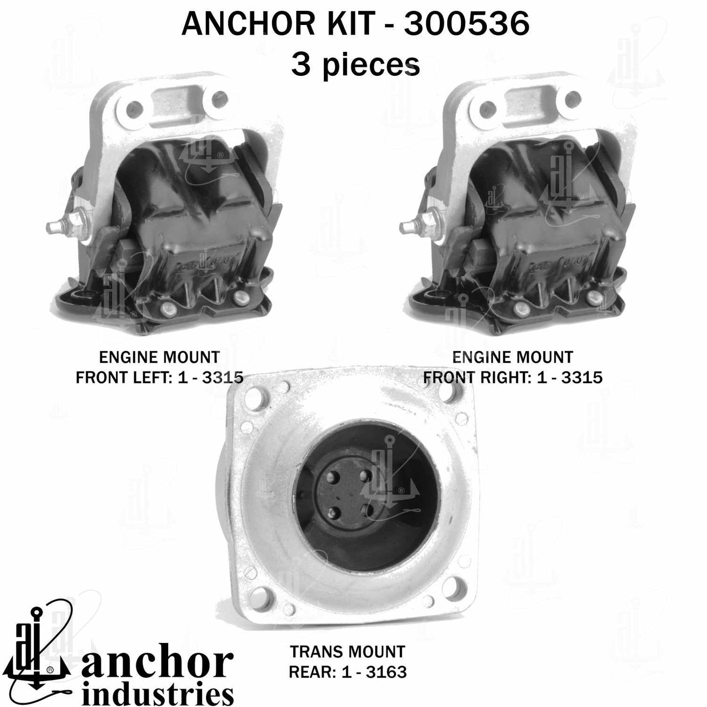 Anchor Engine Mount Kit 300536