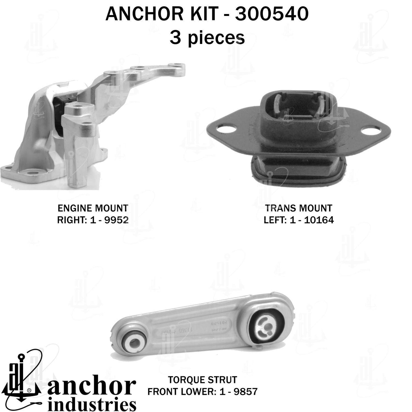 Anchor Engine Mount Kit 300540