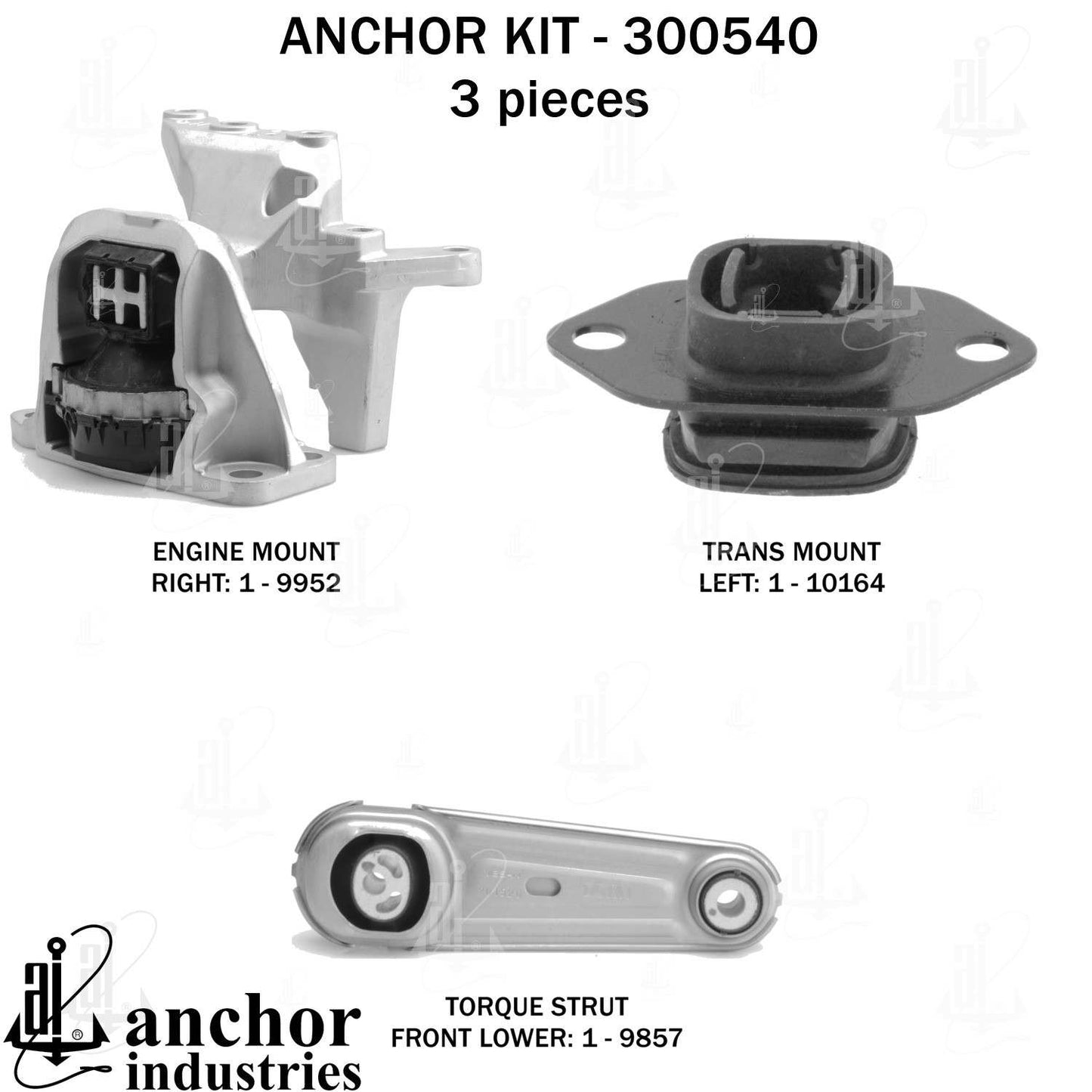 Anchor Engine Mount Kit 300540
