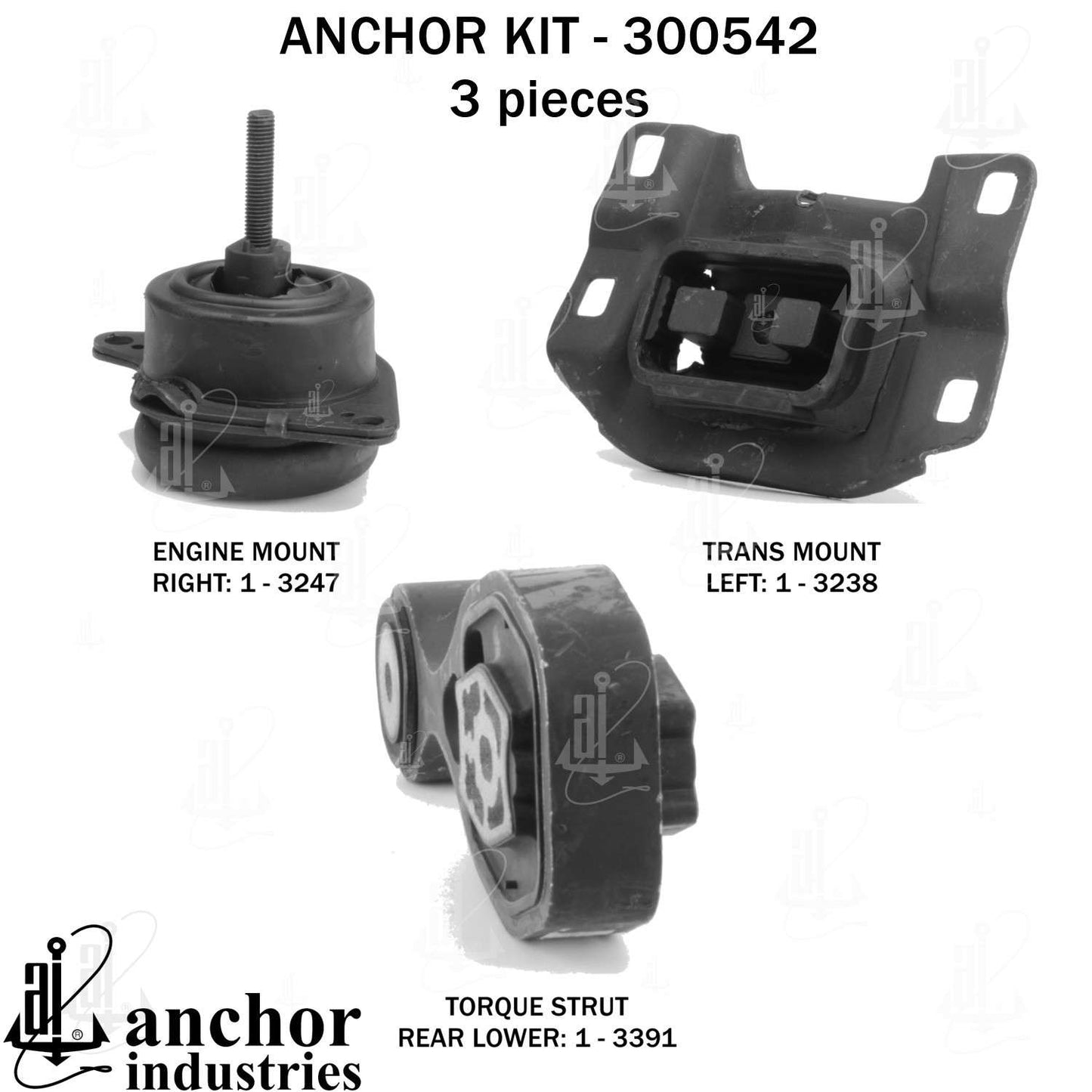 Anchor Engine Mount Kit 300542