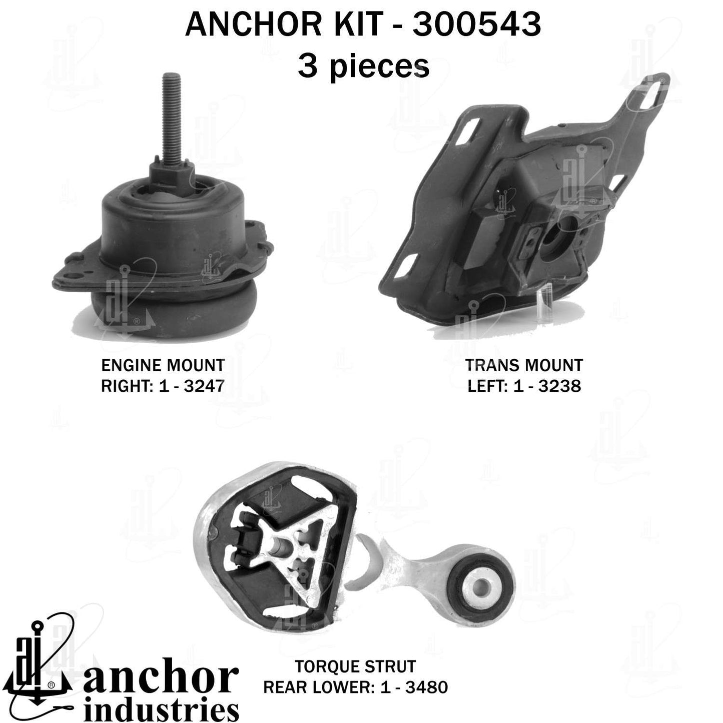 Anchor Engine Mount Kit 300543