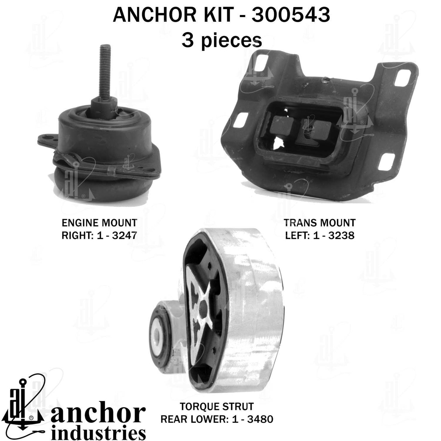 Anchor Engine Mount Kit 300543