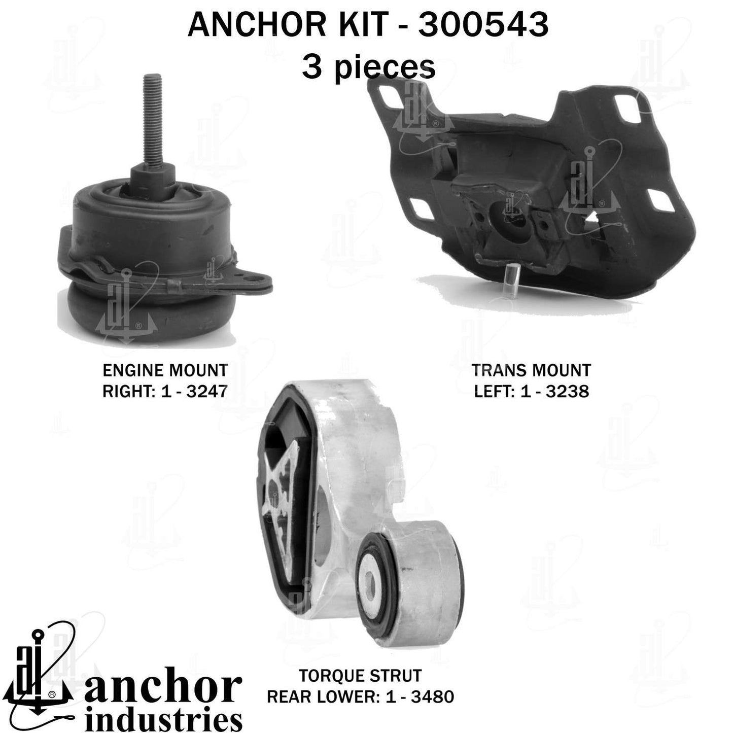 Anchor Engine Mount Kit 300543